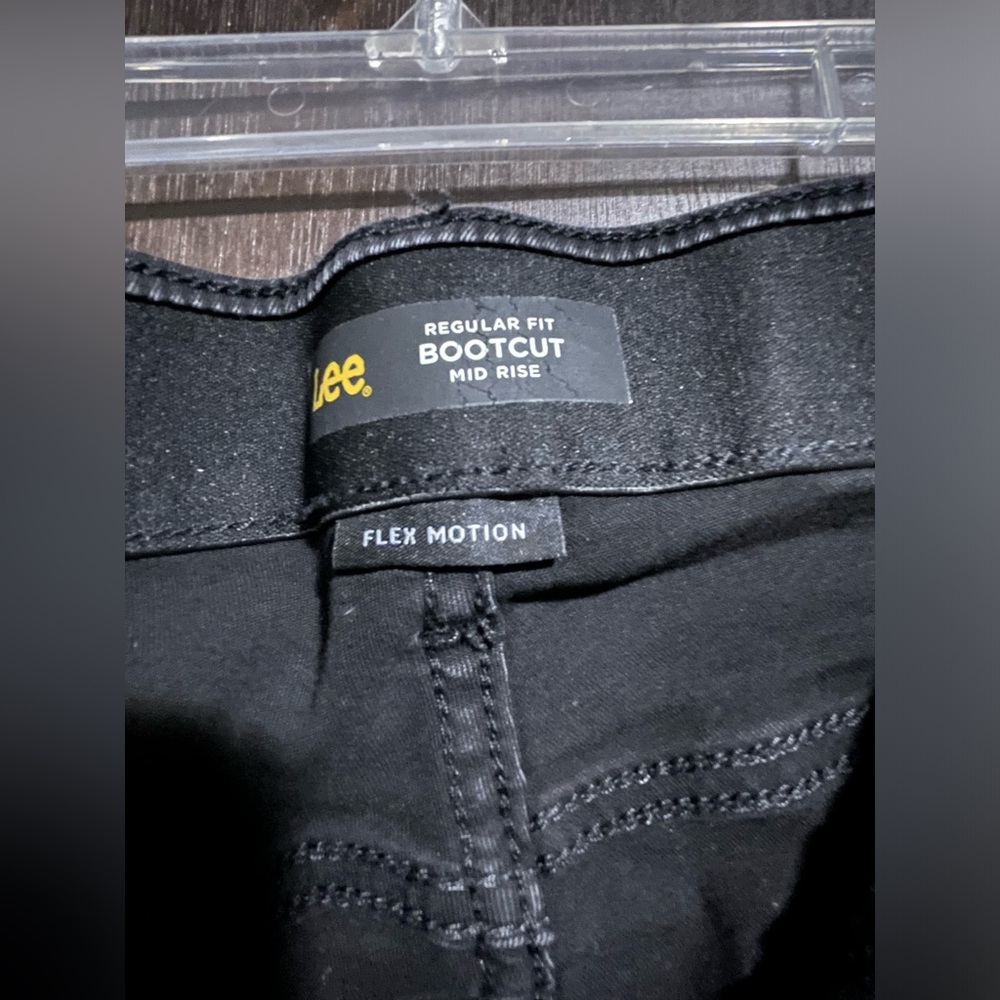 Black Lee Flex Motion Bootcut Jeans